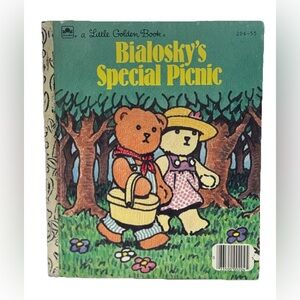 Bialosky's Special Picnic (204-55) | Little Golden Book | VINTAGE 1985 Very Good
